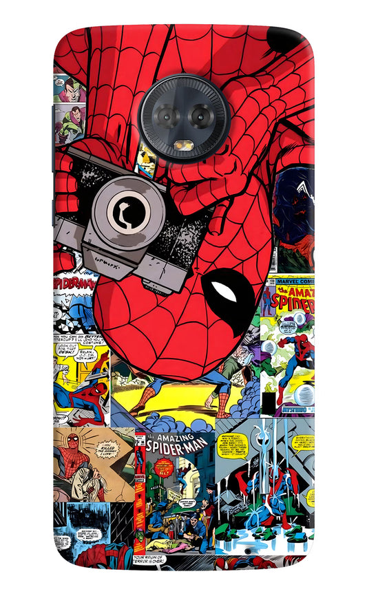 Spider Man Moto G6 Hard Case Back Cover by Casekaro