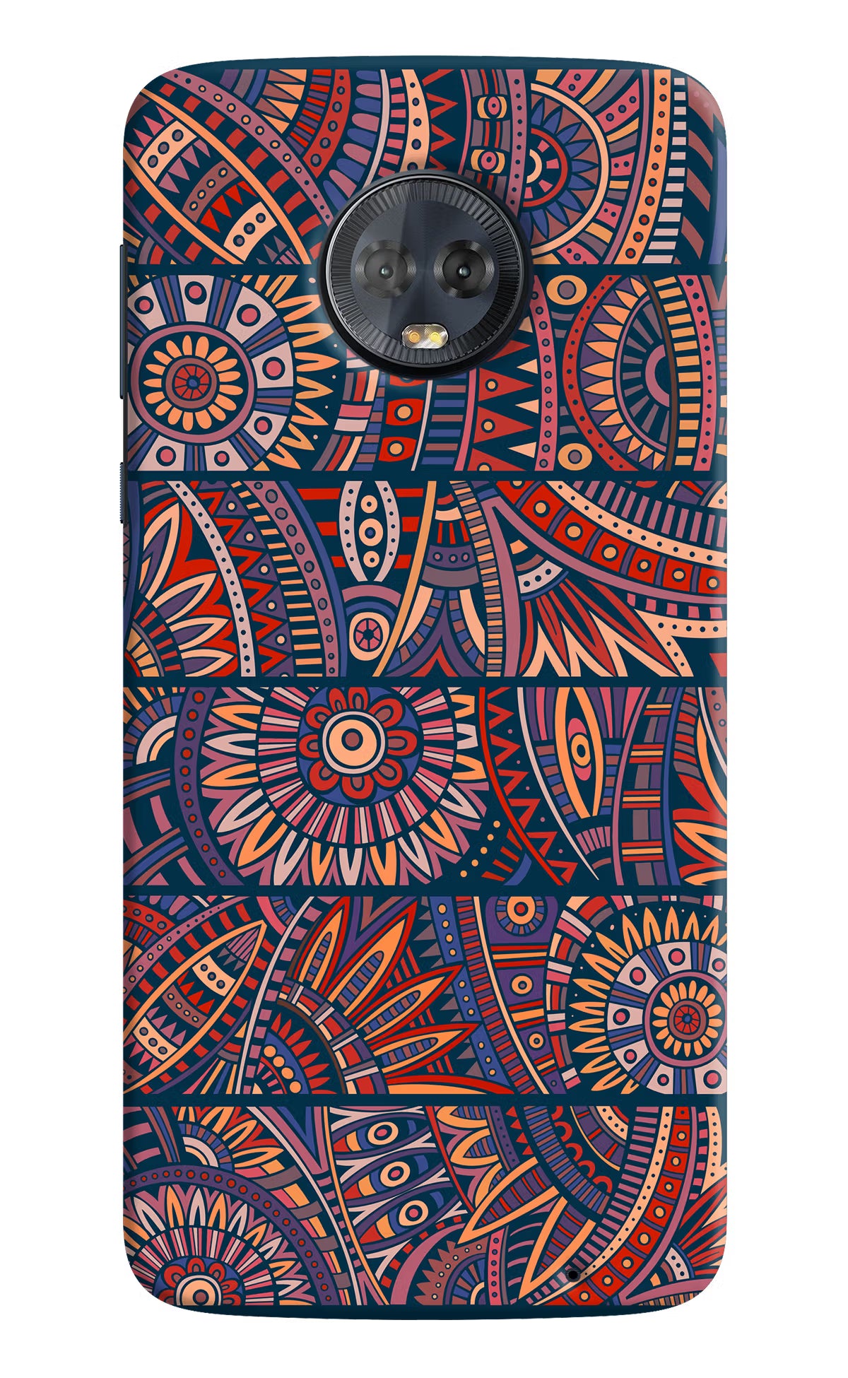 African Culture Design Moto G6 Hard Case Back Cover by Casekaro