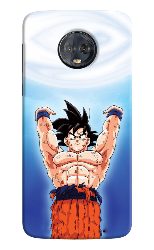 Goku Power Moto G6 Hard Case Back Cover by Casekaro