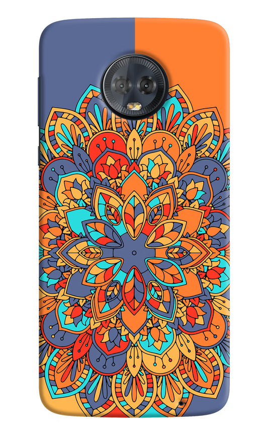 Color Mandala Moto G6 Hard Case Back Cover by Casekaro