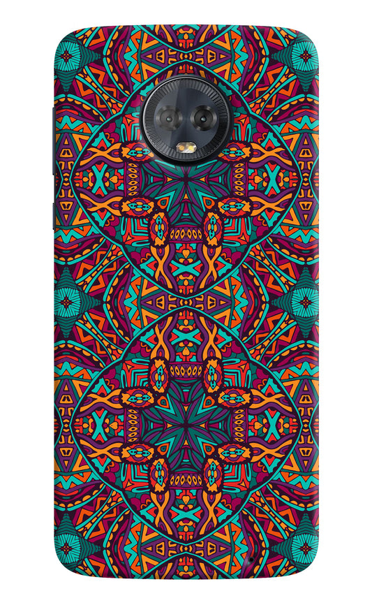 Colour Mandala Moto G6 Hard Case Back Cover by Casekaro