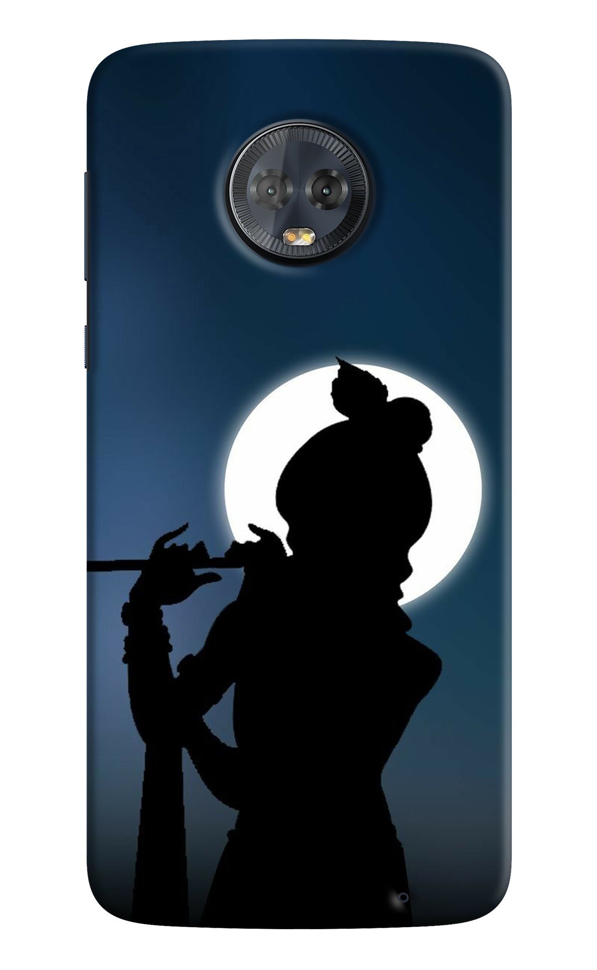 Shri Krishna Silhouette Moto G6 Back Cover