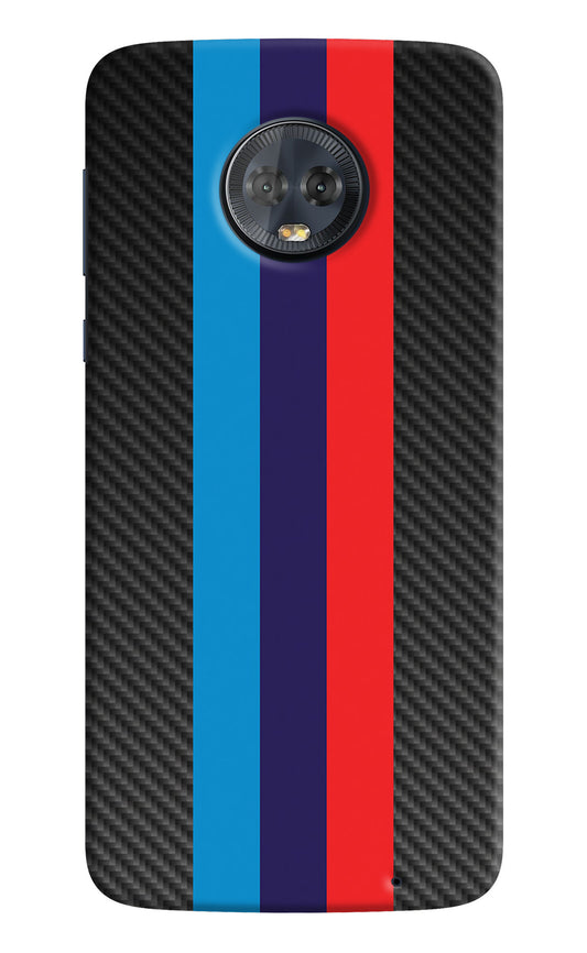 BMW Stripes Pattern Moto G6 Back Cover