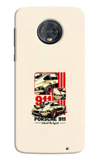 Classic Porsche 911 Moto G6 Hard Case Back Cover by Casekaro