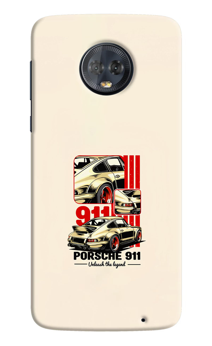 Classic Porsche 911 Moto G6 Back Cover, Hard case