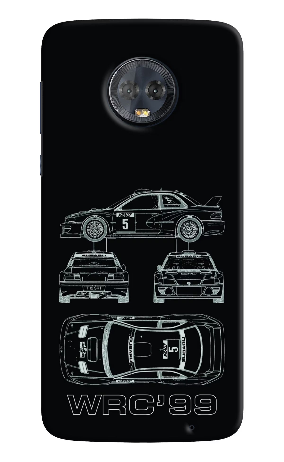 WRC'99 Moto G6 Hard Case Back Cover by Casekaro