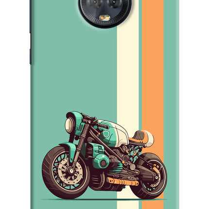 Striped Moto Drift Moto G6 Hard Case Back Cover by Casekaro