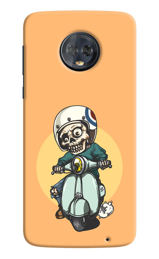 Undead Biker Moto G6 Hard Case Back Cover by Casekaro