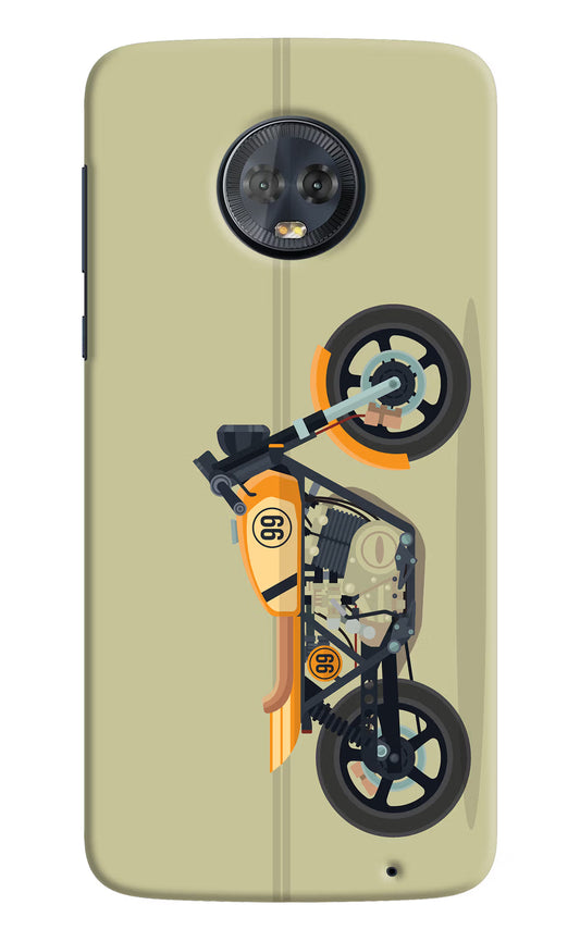 Vertical Speedster Moto G6 Hard Case Back Cover by Casekaro