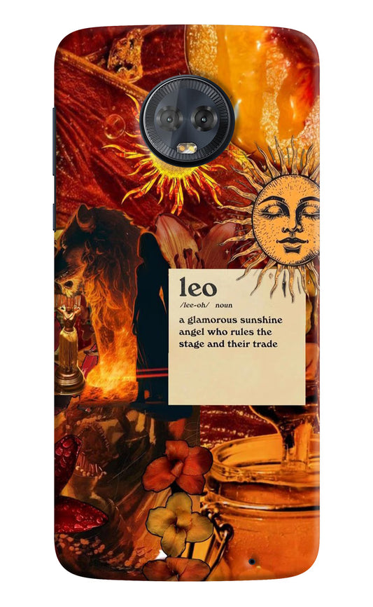Leo Zodiac Moto G6 Hard Case Back Cover by Casekaro