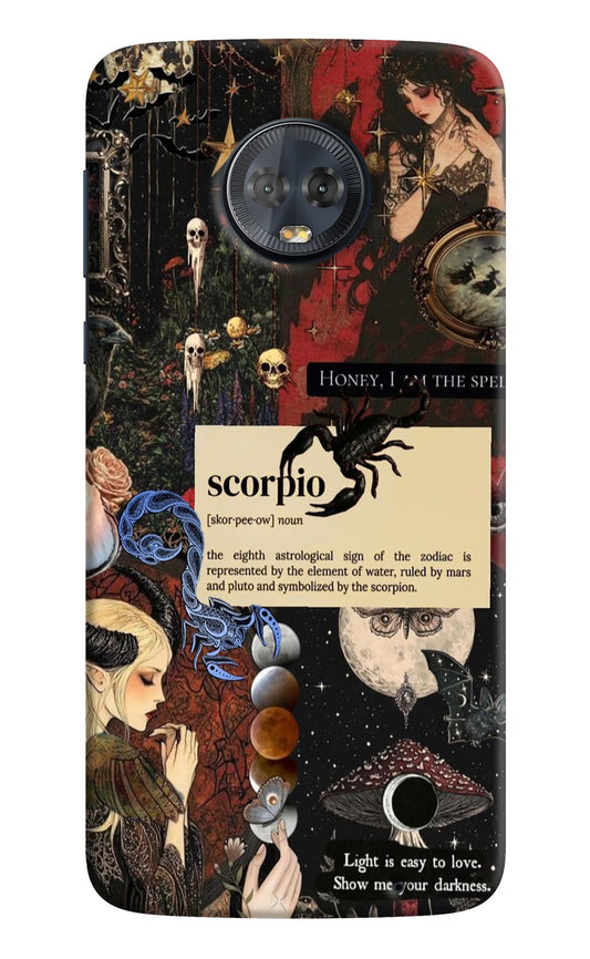 Scorpio Zodiac Moto G6 Hard Case Back Cover by Casekaro