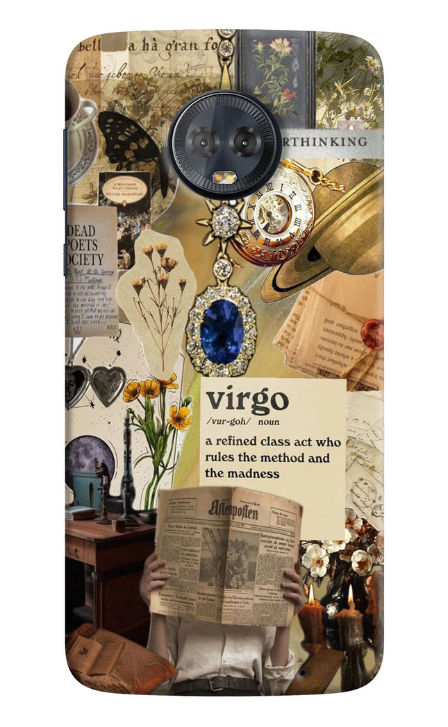 Virgo Zodiac Moto G6 Hard Case Back Cover by Casekaro