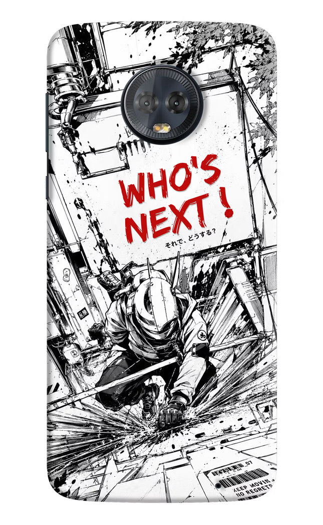 Who's Next Moto G6 Hard Case Back Cover by Casekaro