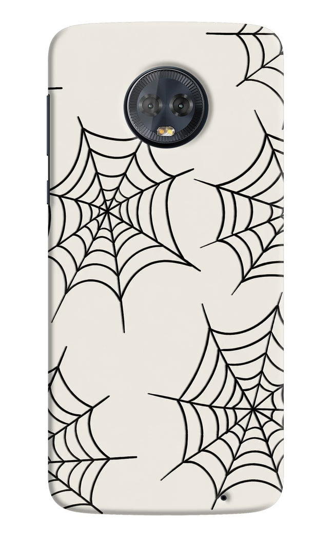 Spider Web Moto G6 Hard Case Back Cover by Casekaro