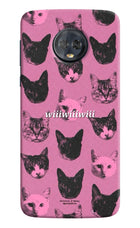 Pink Cats Moto G6 Hard Case Back Cover by Casekaro
