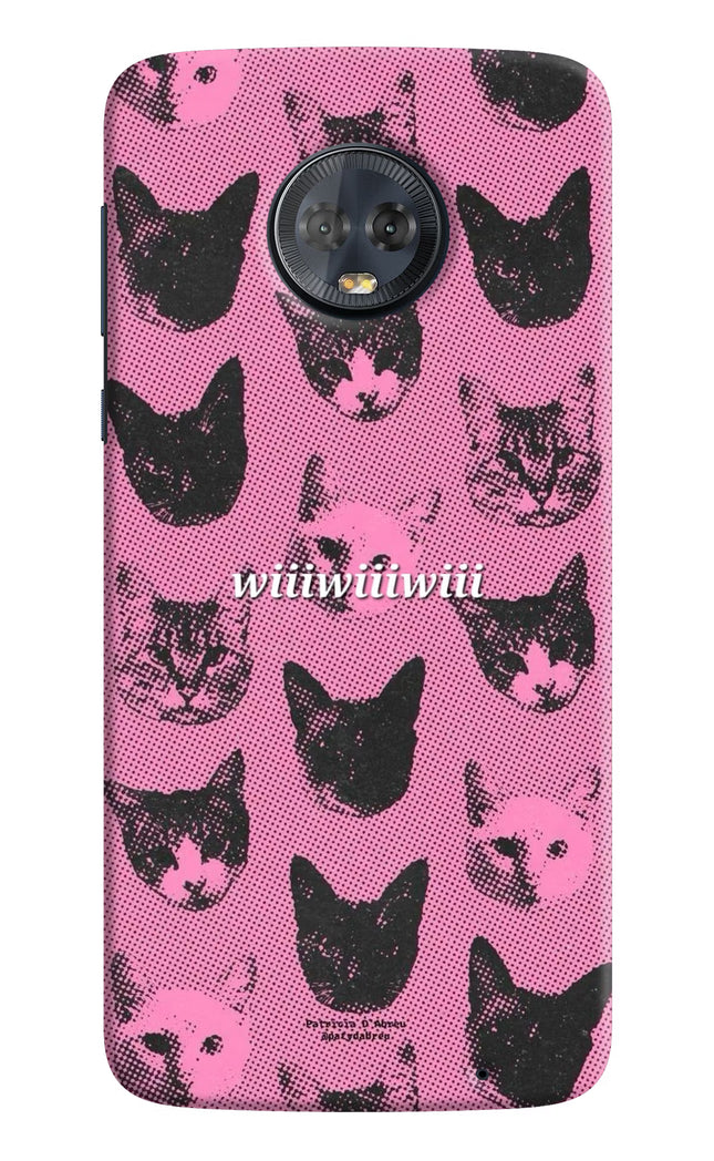 Pink Cats Moto G6 Hard Case Back Cover by Casekaro