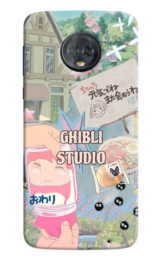 Studio Ghibli Moto G6 Hard Case Back Cover by Casekaro