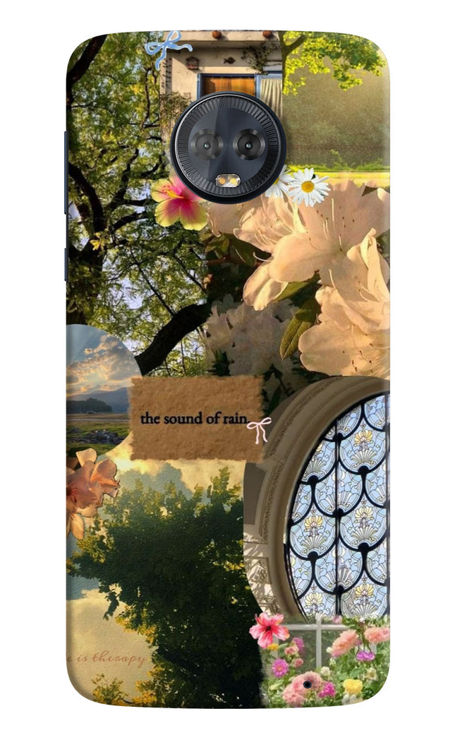 Rain Moto G6 Hard Case Back Cover by Casekaro