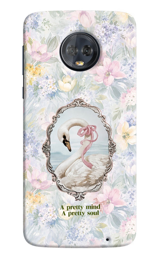 Pretty Mind Pretty Soul Moto G6 Hard Case Back Cover by Casekaro