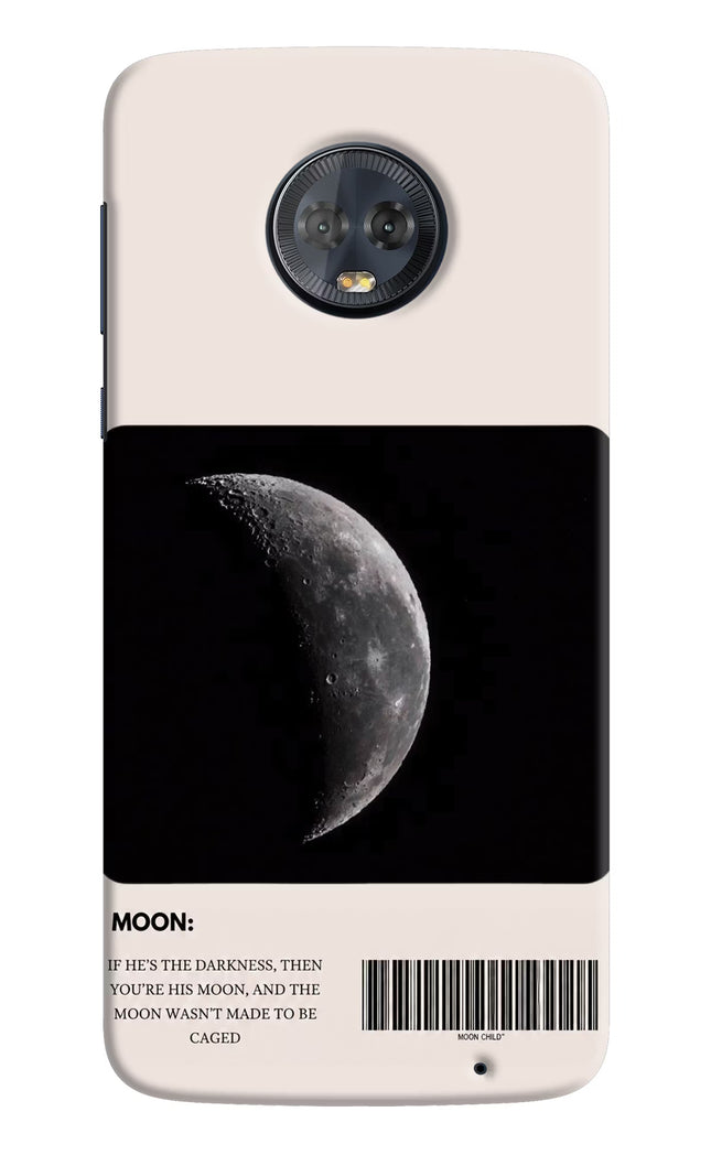 Moon Phase Moto G6 Hard Case Back Cover by Casekaro