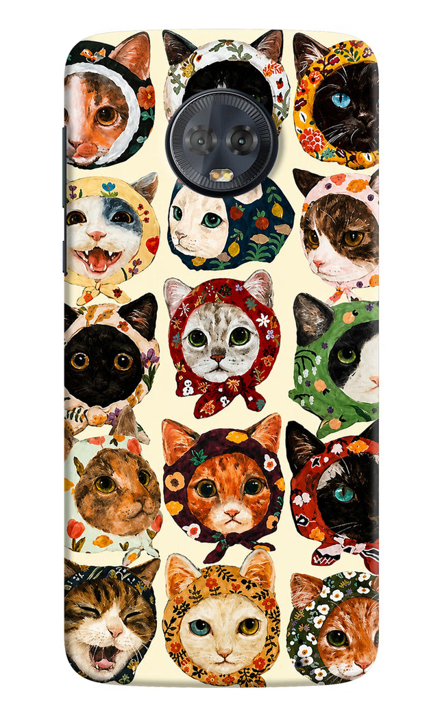 Cool Cat Moto G6 Hard Case Back Cover by Casekaro