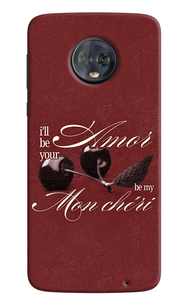 Velvet Cherry Moto G6 Hard Case Back Cover by Casekaro