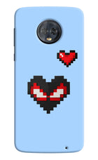 Peter Heart Moto G6 Hard Case Back Cover by Casekaro