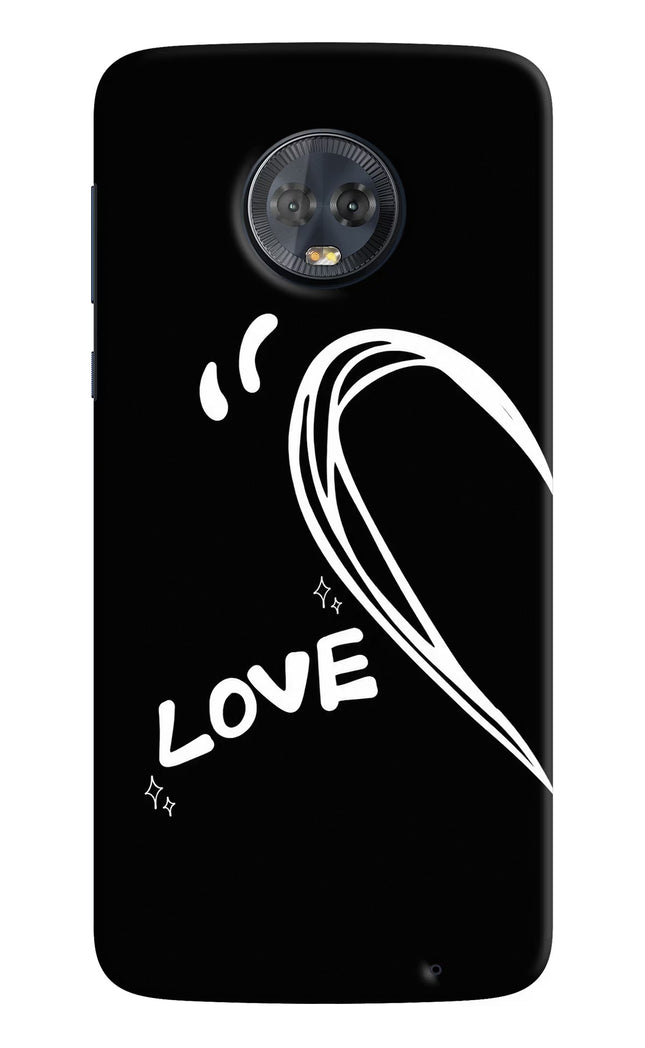 Love Line Moto G6 Hard Case Back Cover by Casekaro