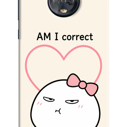 Always Right Moto G6 Hard Case Back Cover by Casekaro