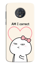 Always Right Moto G6 Hard Case Back Cover by Casekaro