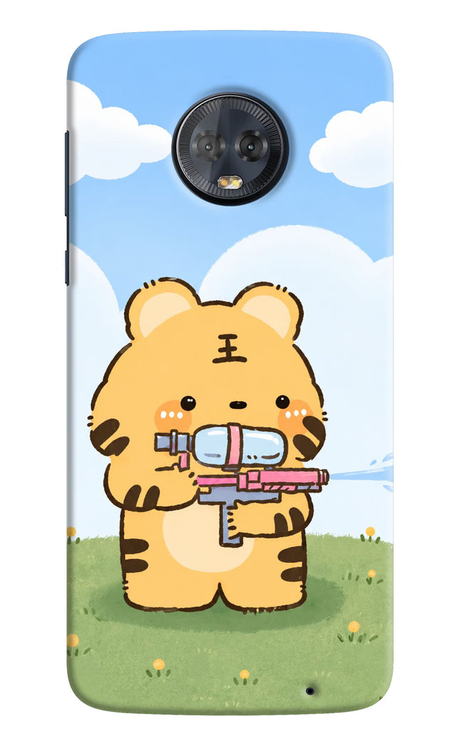 Tiger Treat Moto G6 Hard Case Back Cover by Casekaro