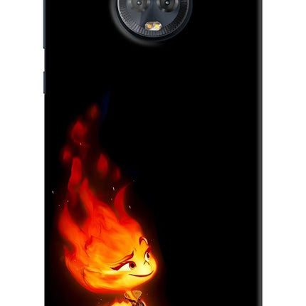 Ember Flame Moto G6 Hard Case Back Cover by Casekaro