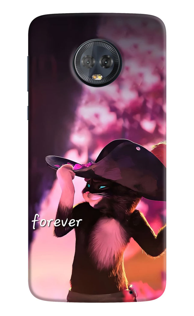 Forever Cat Moto G6 Hard Case Back Cover by Casekaro