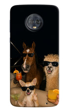 Party Squad Moto G6 Hard Case Back Cover by Casekaro