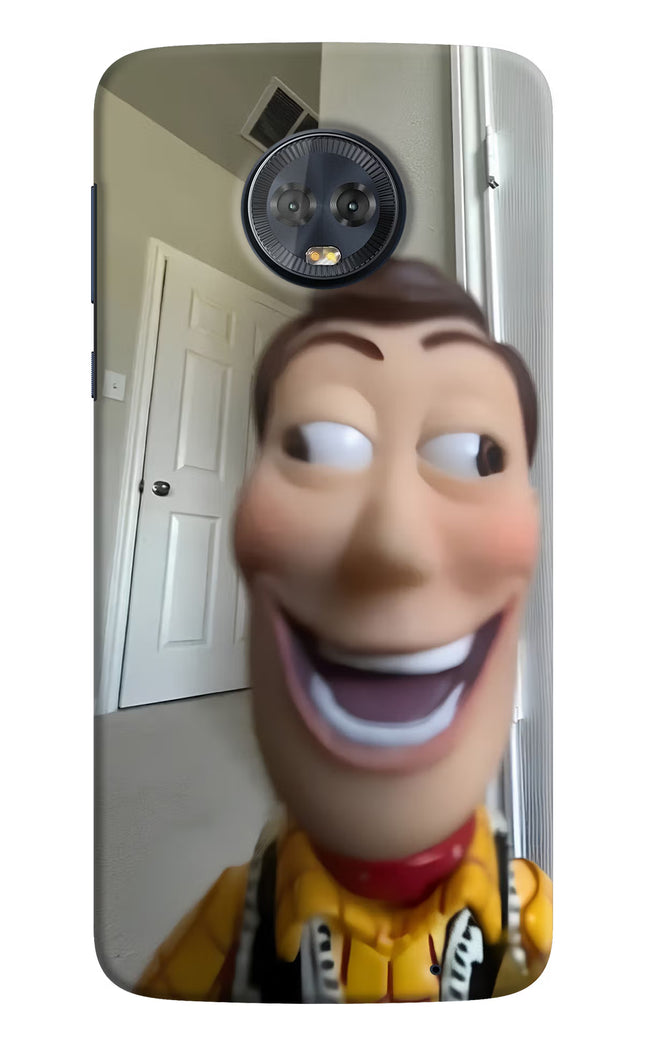 Side Eye Woody Moto G6 Hard Case Back Cover by Casekaro