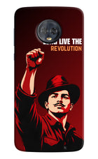 Bhagat Singh Revolution Moto G6 Back Cover