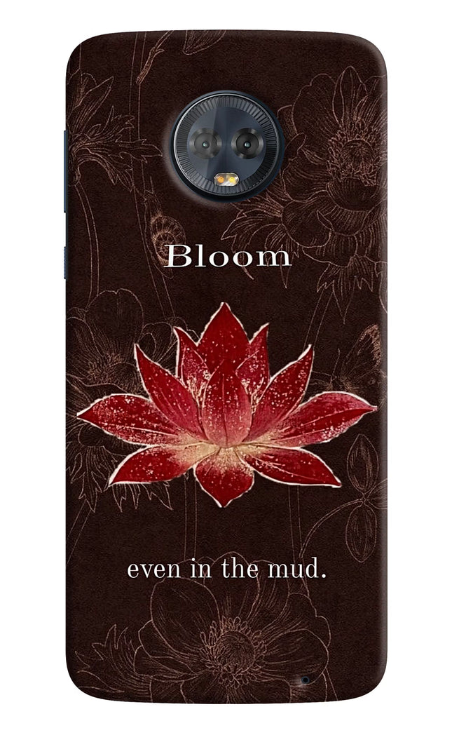 Bloom Moto G6 Hard Case Back Cover by Casekaro
