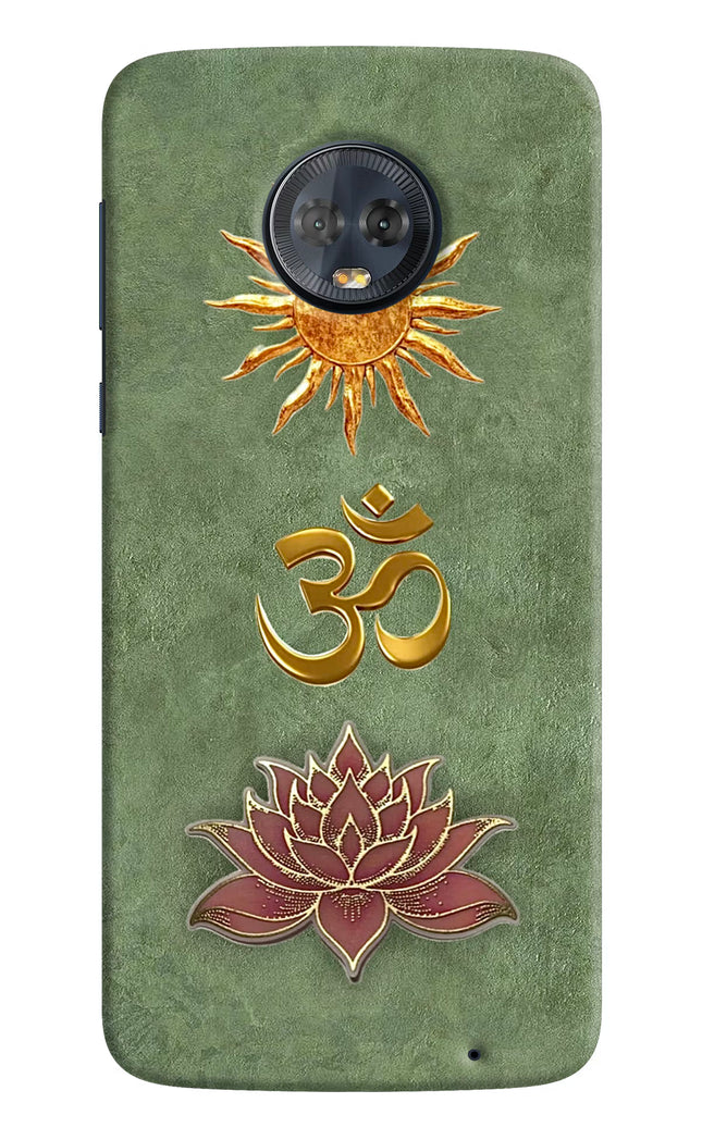 Om & Lotus Moto G6 Back Cover