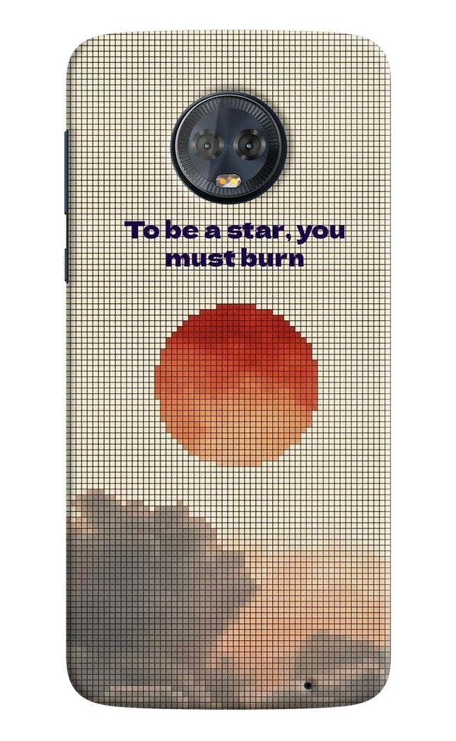 Pixel Sun Moto G6 Hard Case Back Cover by Casekaro