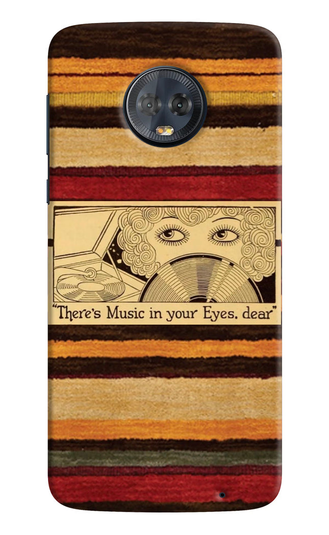 Vinyl Stripes Moto G6 Hard Case Back Cover by Casekaro