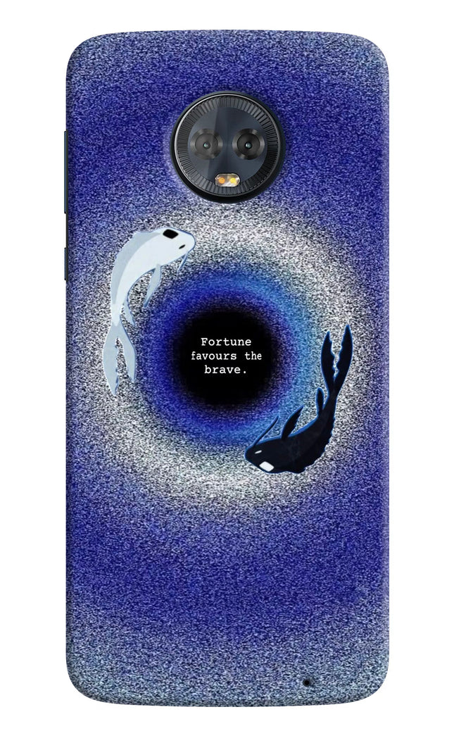 Dark Koi Moto G6 Hard Case Back Cover by Casekaro