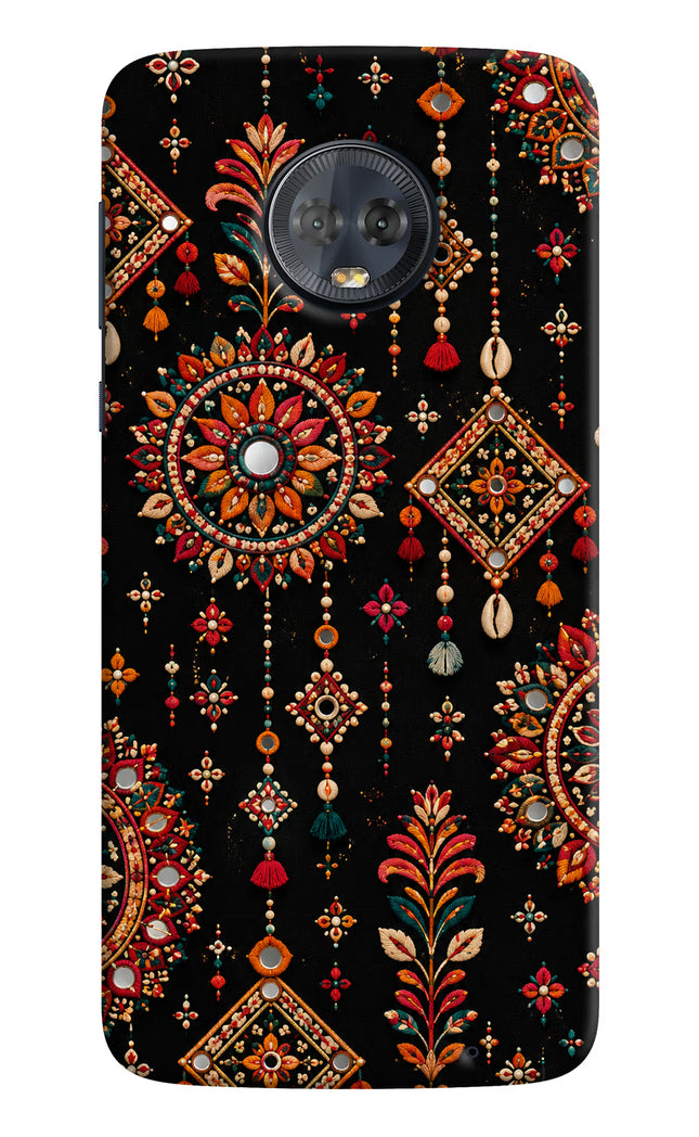 Boho Noir Moto G6 Hard Case Back Cover by Casekaro