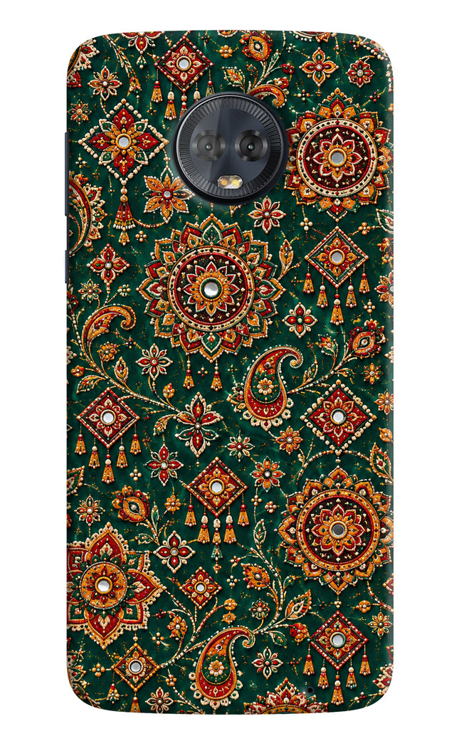 Green Pataka Moto G6 Hard Case Back Cover by Casekaro