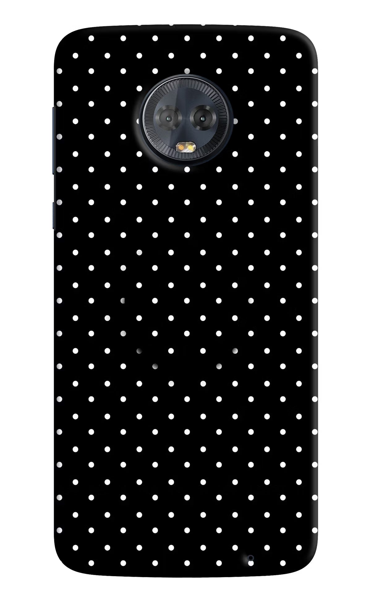 White Dots Moto G6 Pop Case by Casekaro