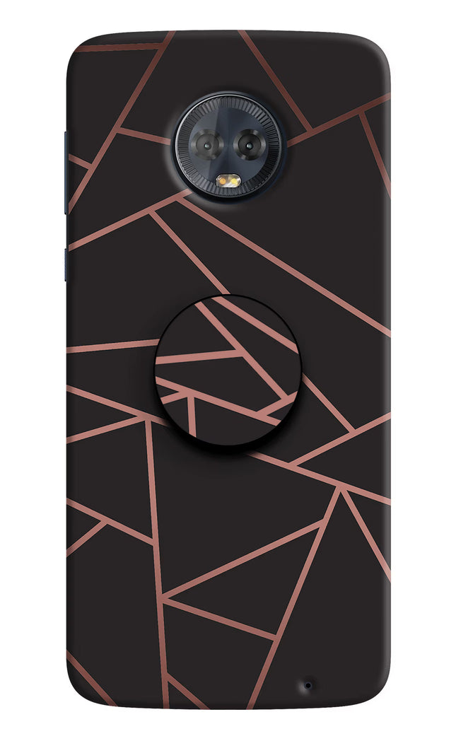 Geometric Pattern Moto G6 Pop Case by Casekaro