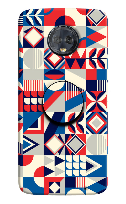Colorful Pattern Moto G6 Pop Case by Casekaro