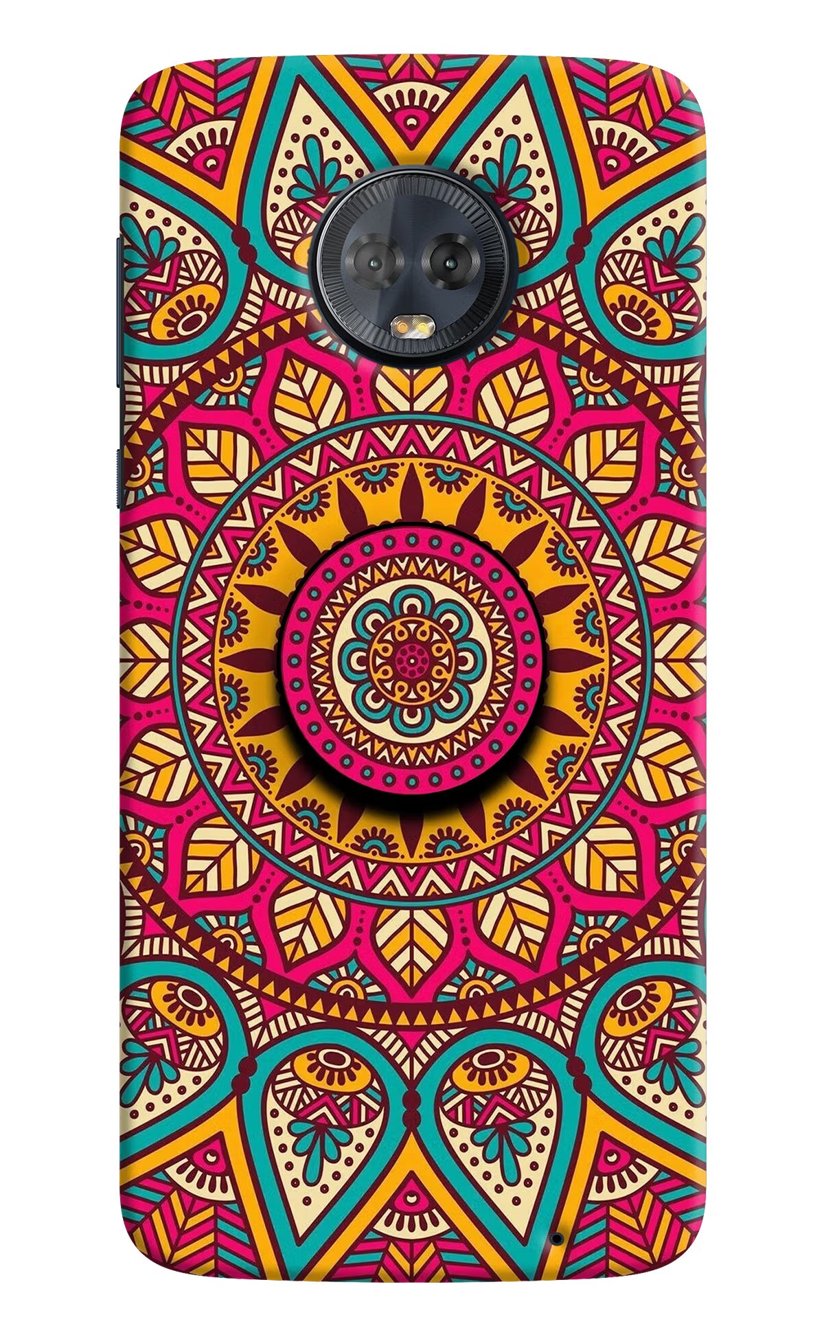Mandala Moto G6 Pop Case by Casekaro