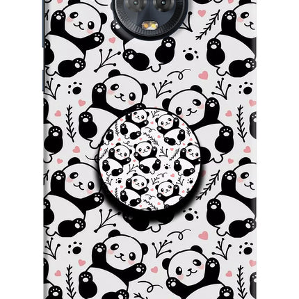 Cute Panda Moto G6 Pop Case by Casekaro