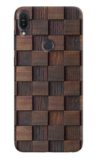 Wooden Cube Design Asus Zenfone Max Pro M1 Hard Case Back Cover by Casekaro