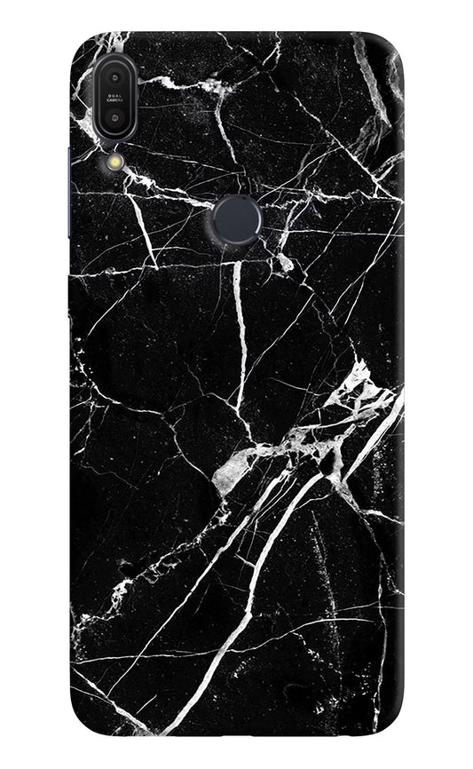 Black Marble Pattern Asus Zenfone Max Pro M1 Hard Case Back Cover by Casekaro
